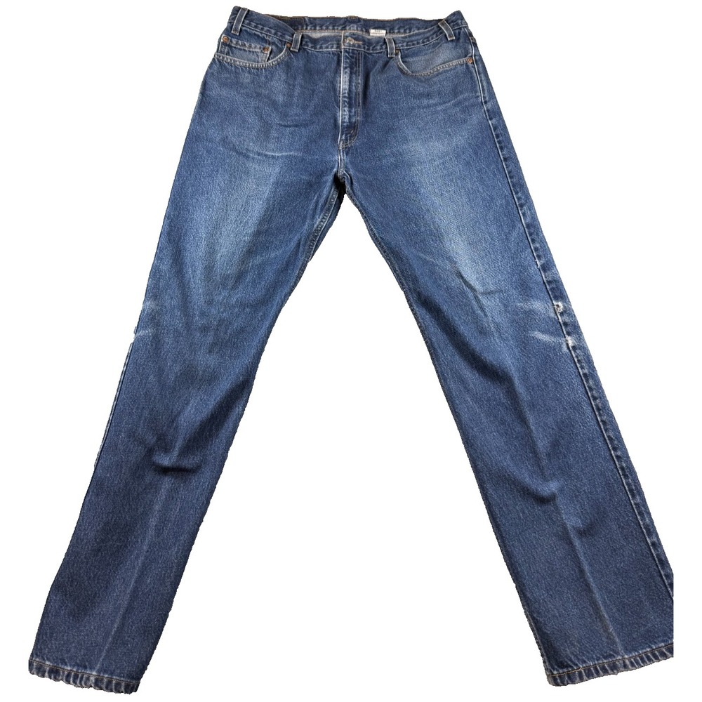 Vtg Levis 505 Jeans Mens 40x32 Regular Fit Straight Leg Y2K Denim